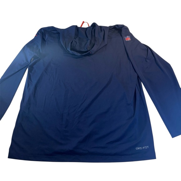 Nike NFL Chicago Bears Dri-Fit Shirt Mens XXL Navy Pullover Hoodie Good Cond - Picture 2 of 9
